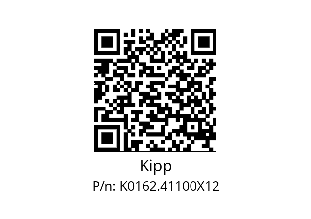   Kipp K0162.41100X12