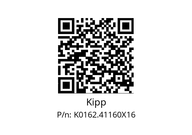   Kipp K0162.41160X16