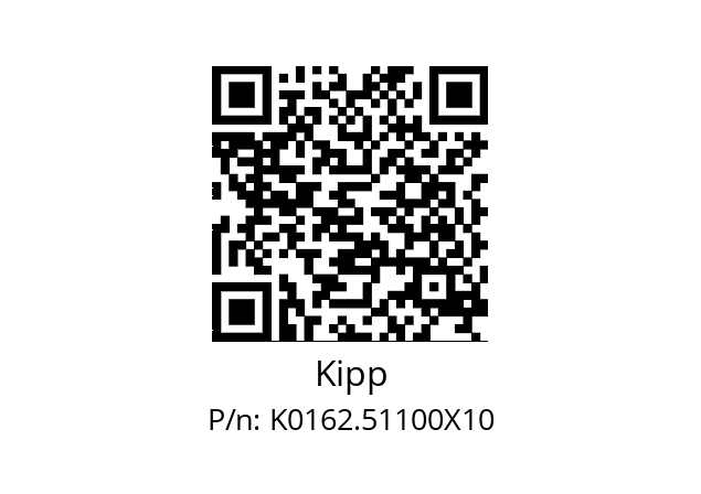   Kipp K0162.51100X10