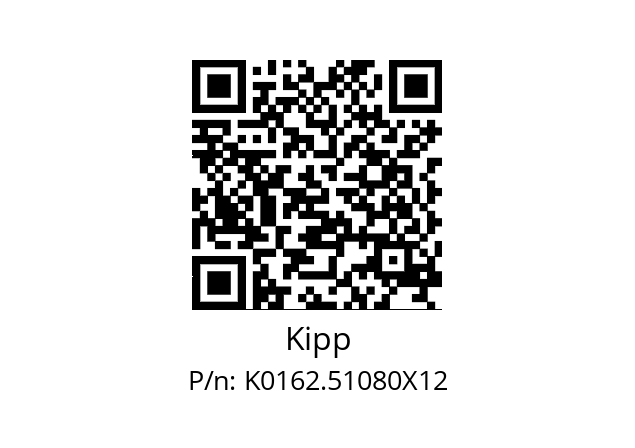   Kipp K0162.51080X12