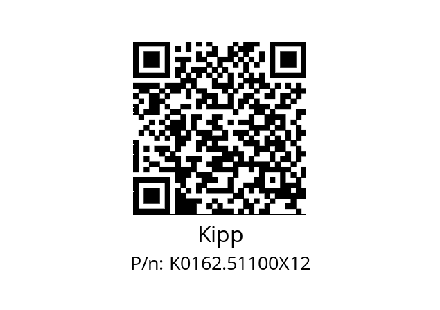   Kipp K0162.51100X12