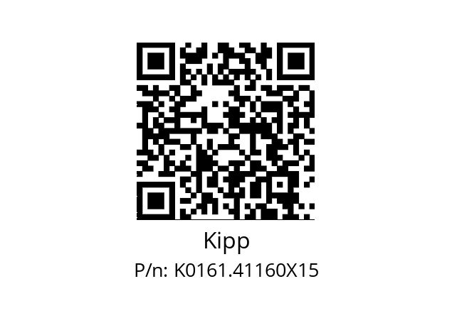   Kipp K0161.41160X15