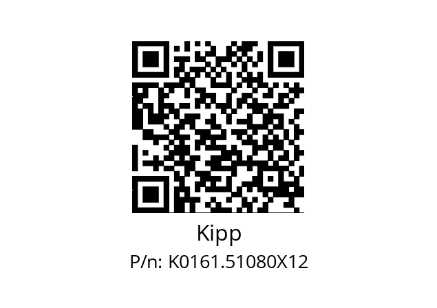   Kipp K0161.51080X12