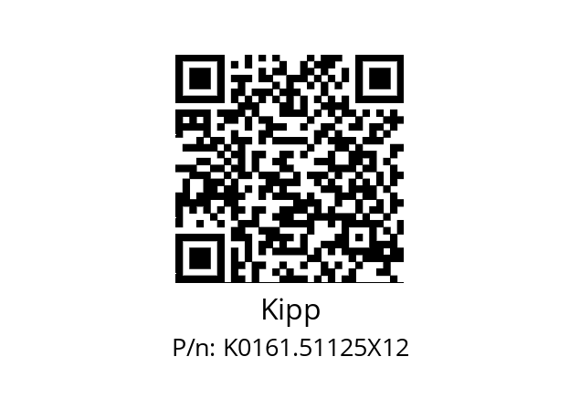   Kipp K0161.51125X12