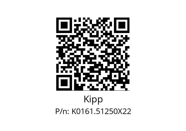   Kipp K0161.51250X22