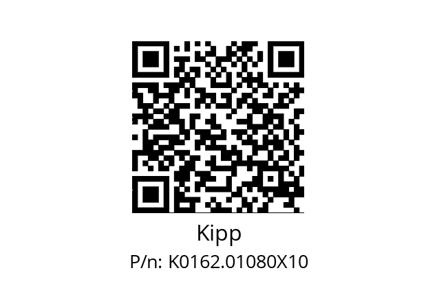   Kipp K0162.01080X10