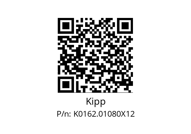   Kipp K0162.01080X12