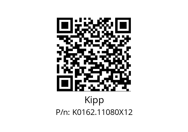   Kipp K0162.11080X12