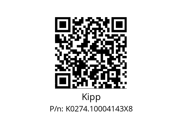   Kipp K0274.10004143X8