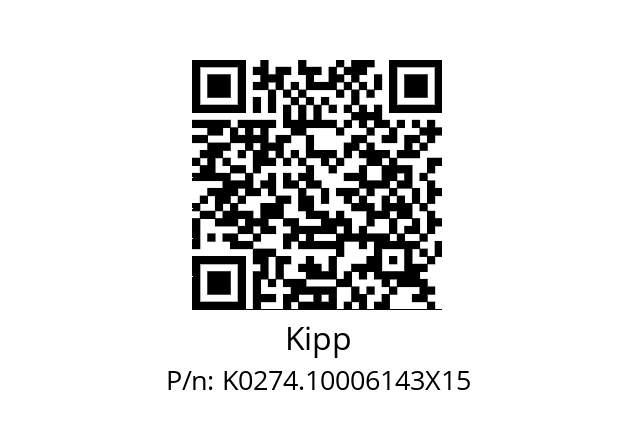   Kipp K0274.10006143X15