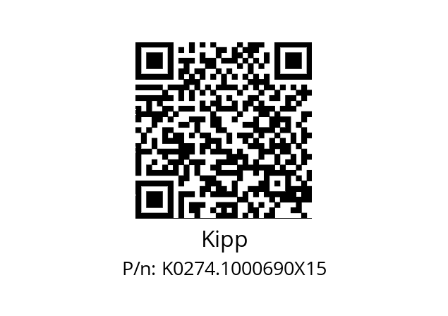   Kipp K0274.1000690X15