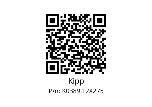   Kipp K0389.12X275