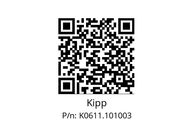   Kipp K0611.101003