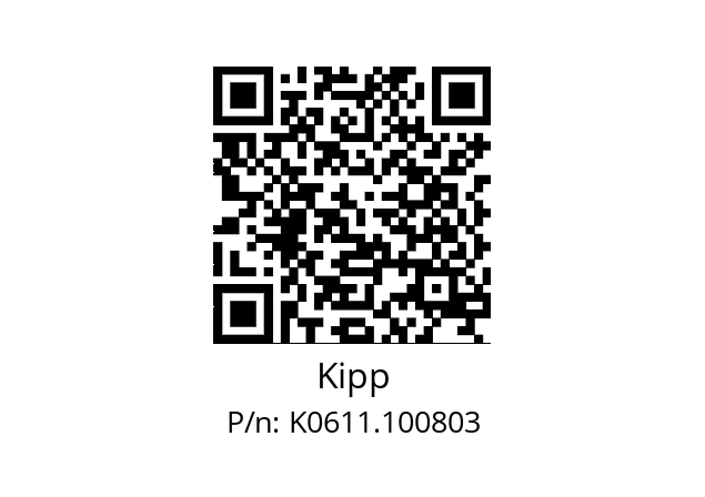   Kipp K0611.100803