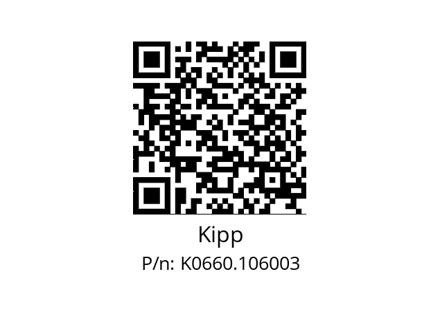   Kipp K0660.106003