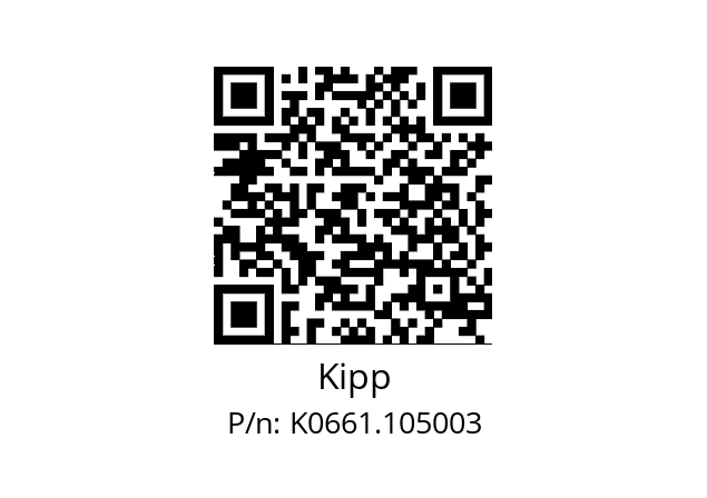   Kipp K0661.105003