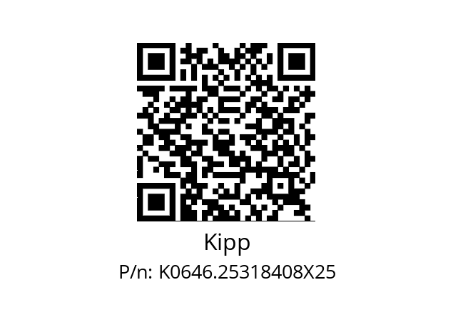   Kipp K0646.25318408X25