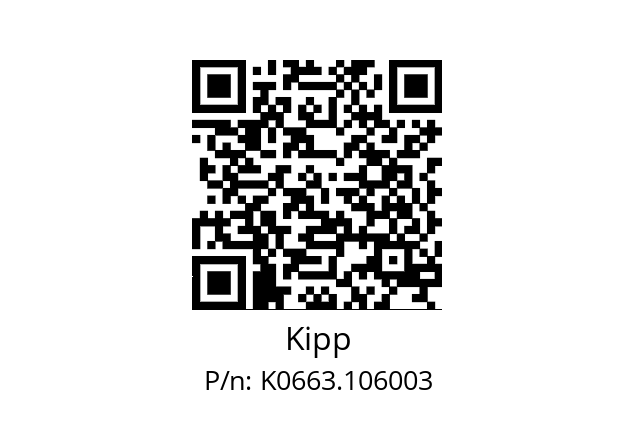   Kipp K0663.106003