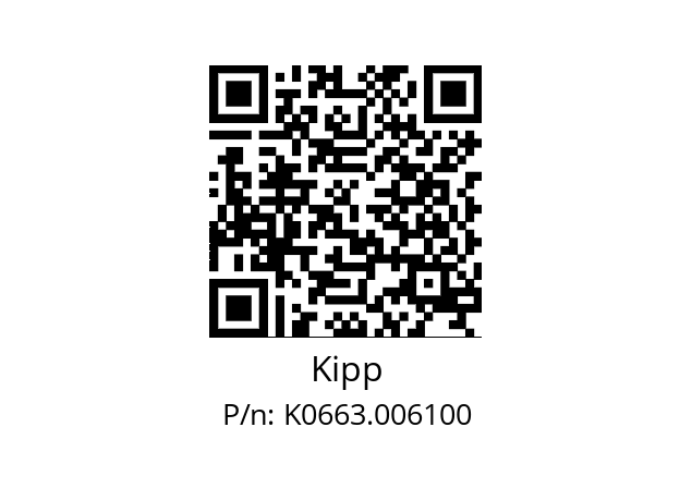   Kipp K0663.006100