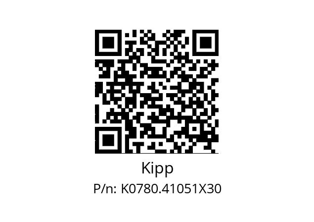   Kipp K0780.41051X30