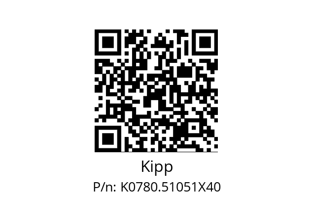   Kipp K0780.51051X40