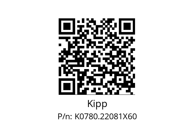   Kipp K0780.22081X60