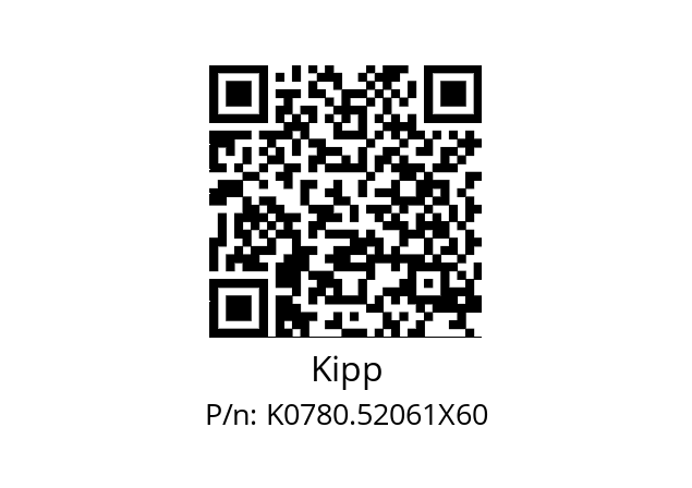   Kipp K0780.52061X60