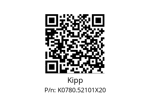   Kipp K0780.52101X20