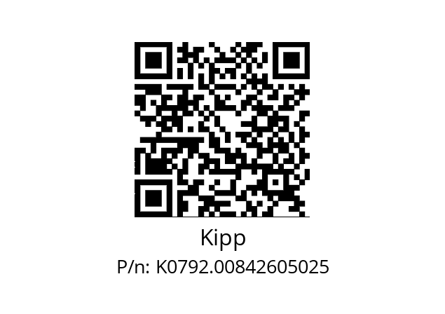   Kipp K0792.00842605025