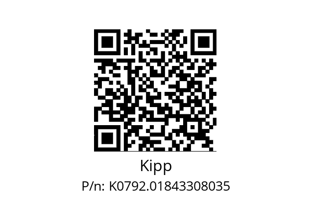   Kipp K0792.01843308035