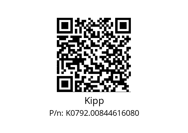   Kipp K0792.00844616080