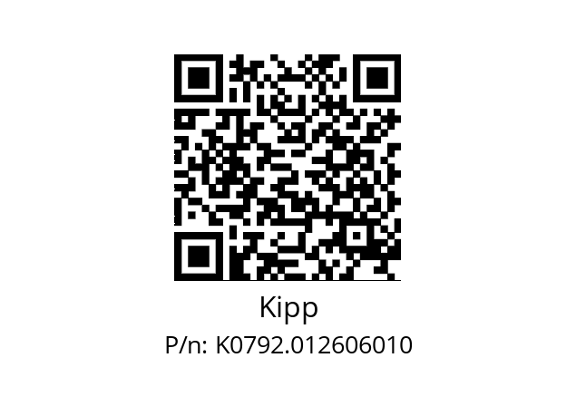   Kipp K0792.012606010