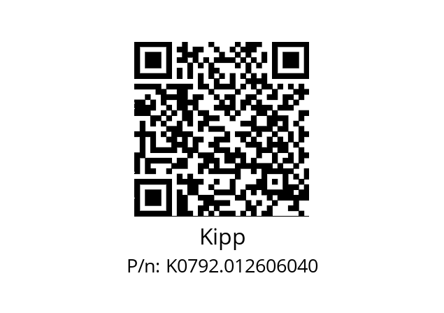   Kipp K0792.012606040