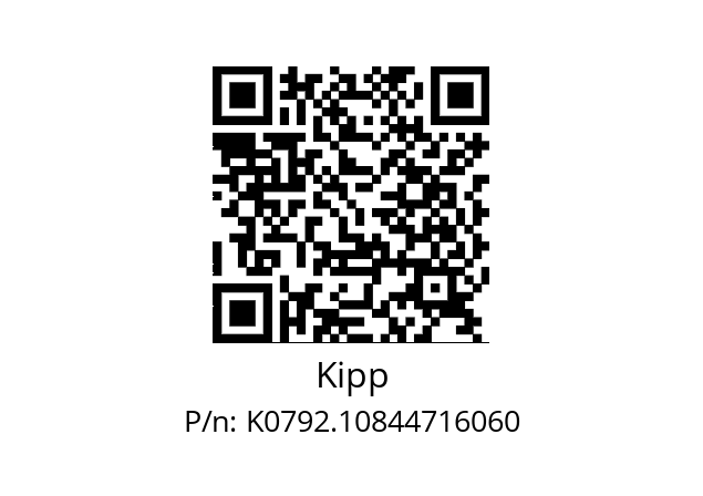   Kipp K0792.10844716060