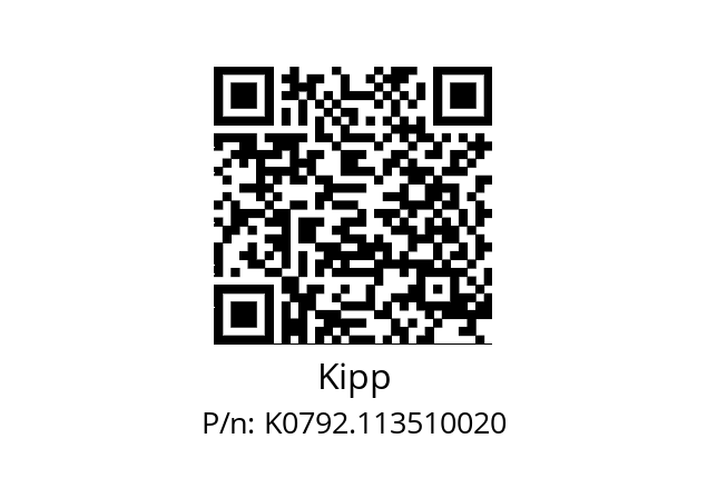   Kipp K0792.113510020