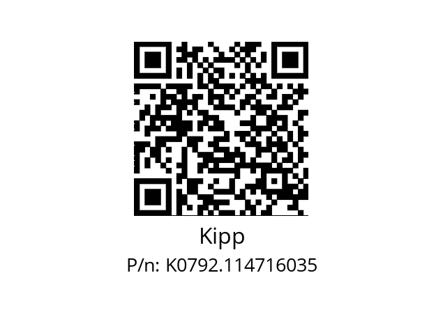   Kipp K0792.114716035