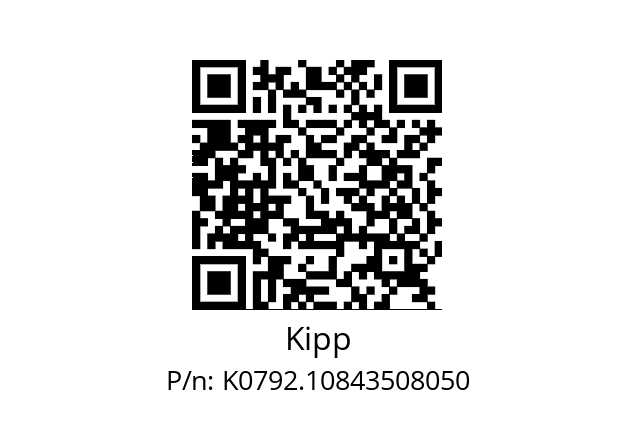   Kipp K0792.10843508050