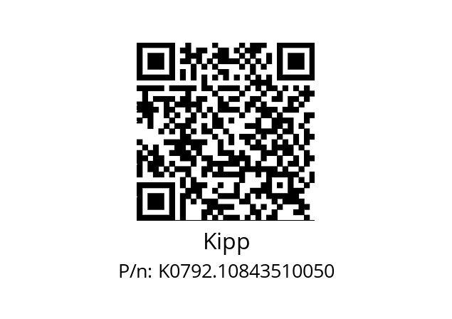   Kipp K0792.10843510050