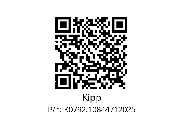   Kipp K0792.10844712025