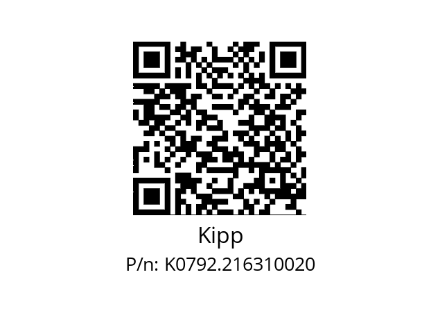   Kipp K0792.216310020