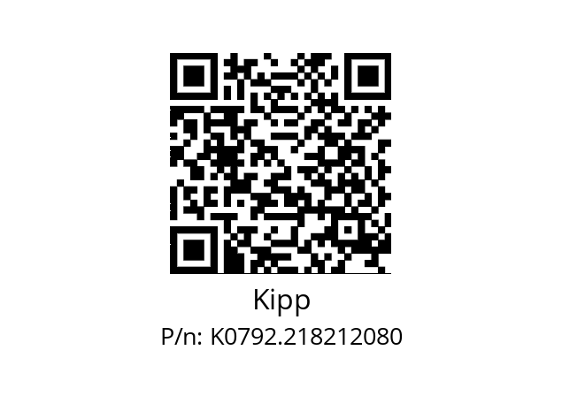   Kipp K0792.218212080