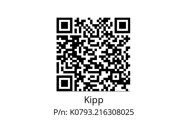   Kipp K0793.216308025