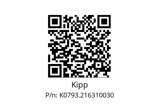   Kipp K0793.216310030