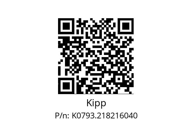   Kipp K0793.218216040