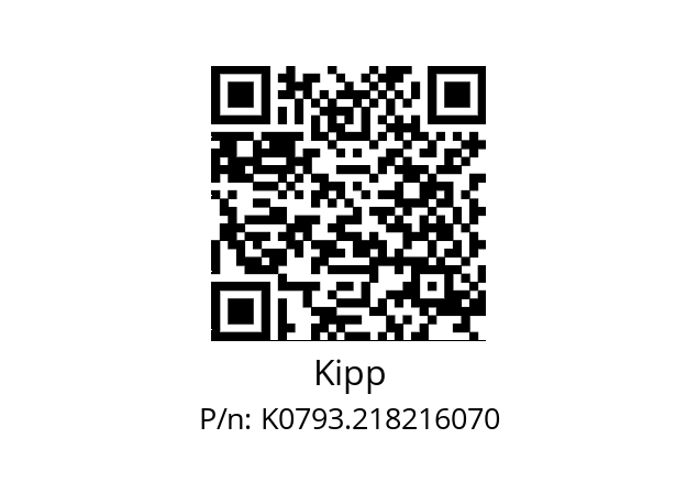   Kipp K0793.218216070