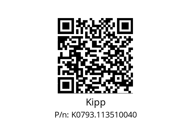   Kipp K0793.113510040