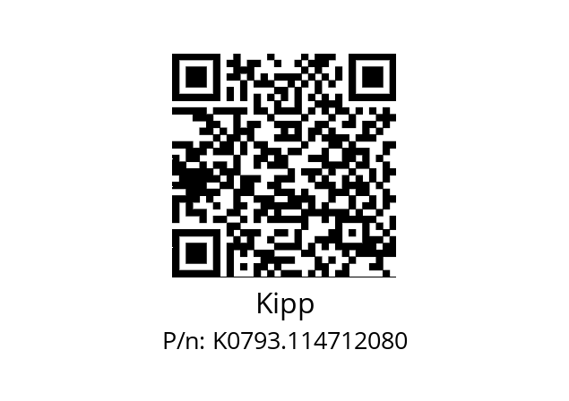   Kipp K0793.114712080