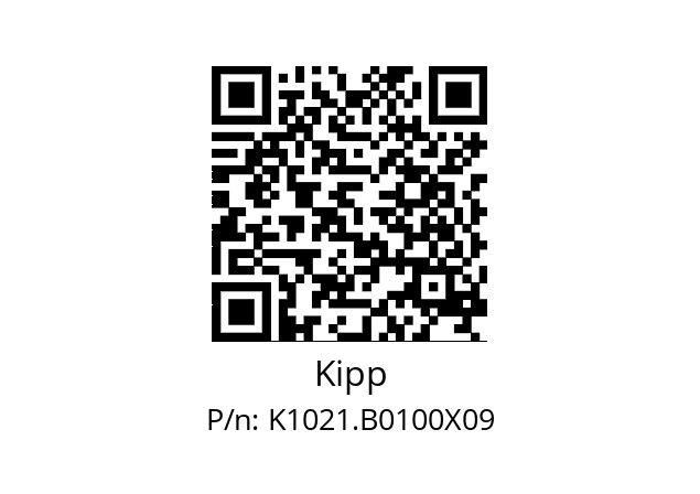   Kipp K1021.B0100X09