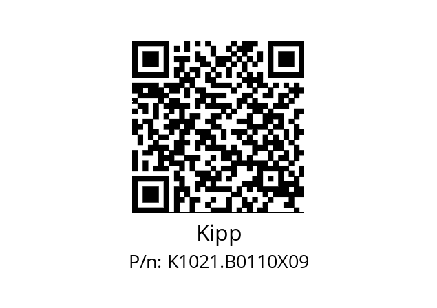   Kipp K1021.B0110X09