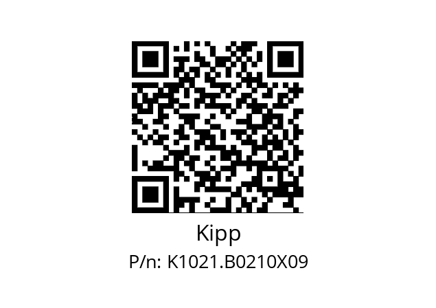   Kipp K1021.B0210X09